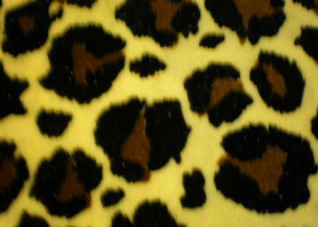 5.Brown-Ivory Leopard Velvet